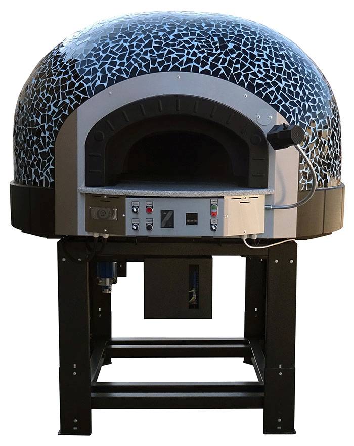 Forno pizza girevole a gas metano Professionale